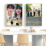 Korean anime poster for home decor featuring Twenty Five Twenty One, HSF Marketplace K-culture merch