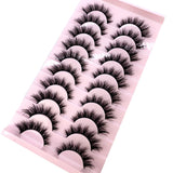 3D faux mink hair false eyelashes, 10 pairs of fluffy HSF Marketplace lashes