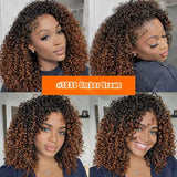 15A Small Spirals Curly Miracle Knots Feather Crochet Human Hair For Boho Braiding Invisible Knot PreSeparated Knotless Kinky Curly Crochet Human Hair Extensions Reusable Pre Looped Natural Black Crochet Bundles With String B
