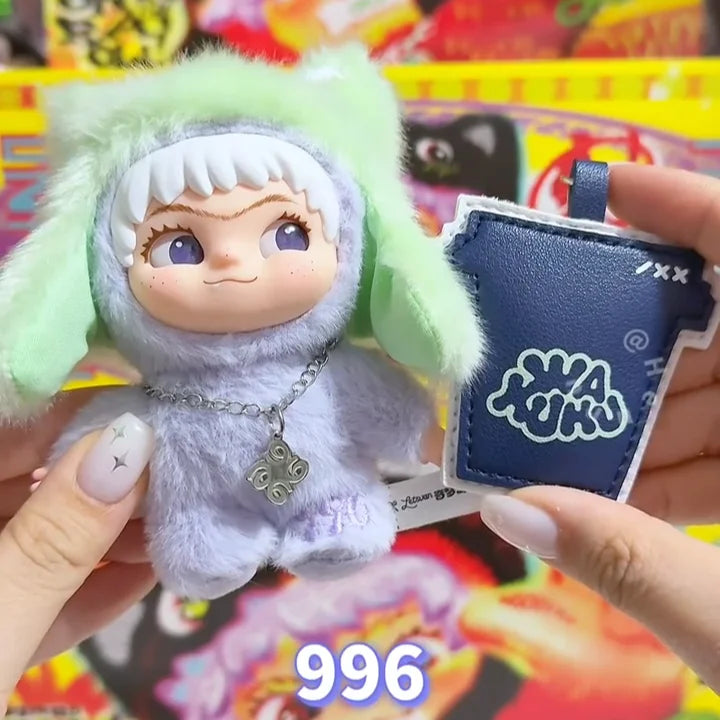 Wakuku On A Roll Series V3 blind box vinyl plush pendant doll collectible figure by HSF Marketplace