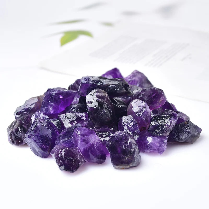 Purple Amethyst Rough Healing Crystal Reiki Raw Stones Natural Quartz Stone For Sale