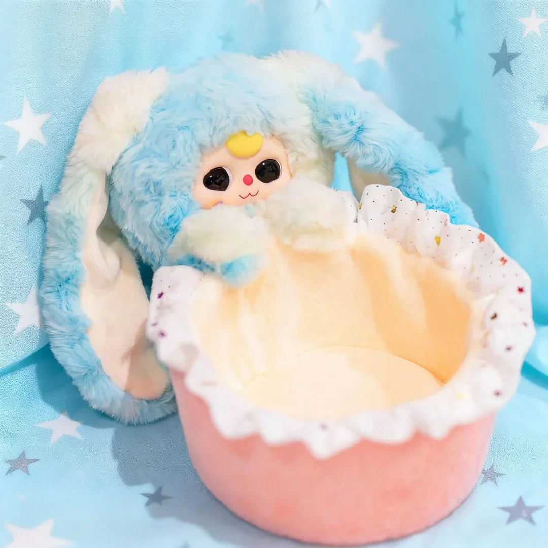 Baby Three vinyl plush blind box pen holder, cute desktop storage basket collectible toy ornament