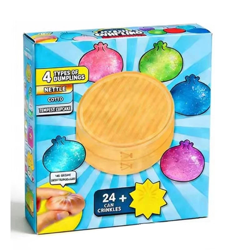HSF Marketplace squishy bun advent calendar with 24 mystery sensory toys for stress relief