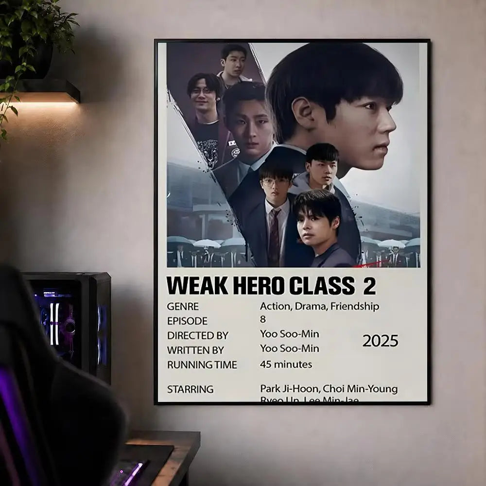 Korean drama wall art poster for stylish home decor, featuring K-culture design by HSF Marketplace