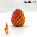 Decompression Dragon Egg 3D Printed Fidget Toy Anti Stress Anxiety Relief Portable Device for Home Office Travel Use