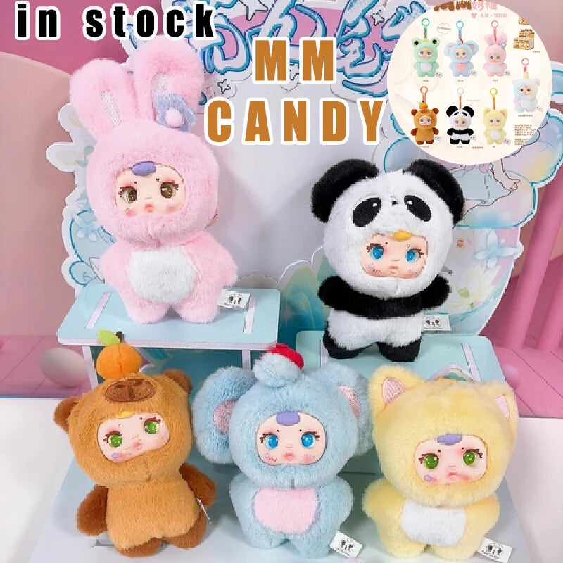 MM Milk Candy V1 vinyl plush mysterious blind box doll pendant for car keys or bag decoration