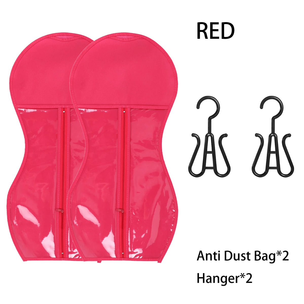 Wig Storage Portable Wig Bags Storage With Hanger Hair Extension Holder For Styling Wig Storage Bags Wig For Home & Travel