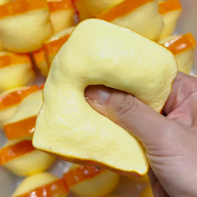 Squishy Crunchy Toast Bread Squeeze Fidget Toy Homemade Soft Toast Stress Ball ASMR Sensory Anti Stress Toy Gift for Adult
