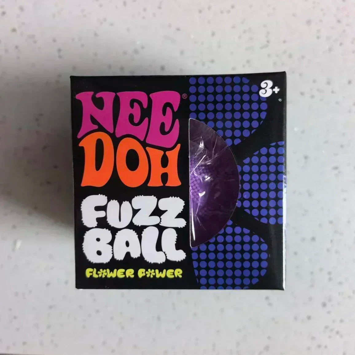 2026 New Model NeeDoh Fuzz Ball Wonder Waves Sensory Squeeze Toy Textured Stress Relief Fidget Ball for Adults Toy