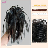 Ponytail Hairpiece Updo Chicken Nest Head  Female Grab Clip Ball Head Pick Dye Hair Ring Shark Clip Pan Hair Contract Real Hair