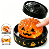 New Halloween Dumpling Squeeze Squishy Toy, Cute Slow Rising Squeeze Stress Relief Sensory Toy, Soft Kawaii Halloween Fidget Toy