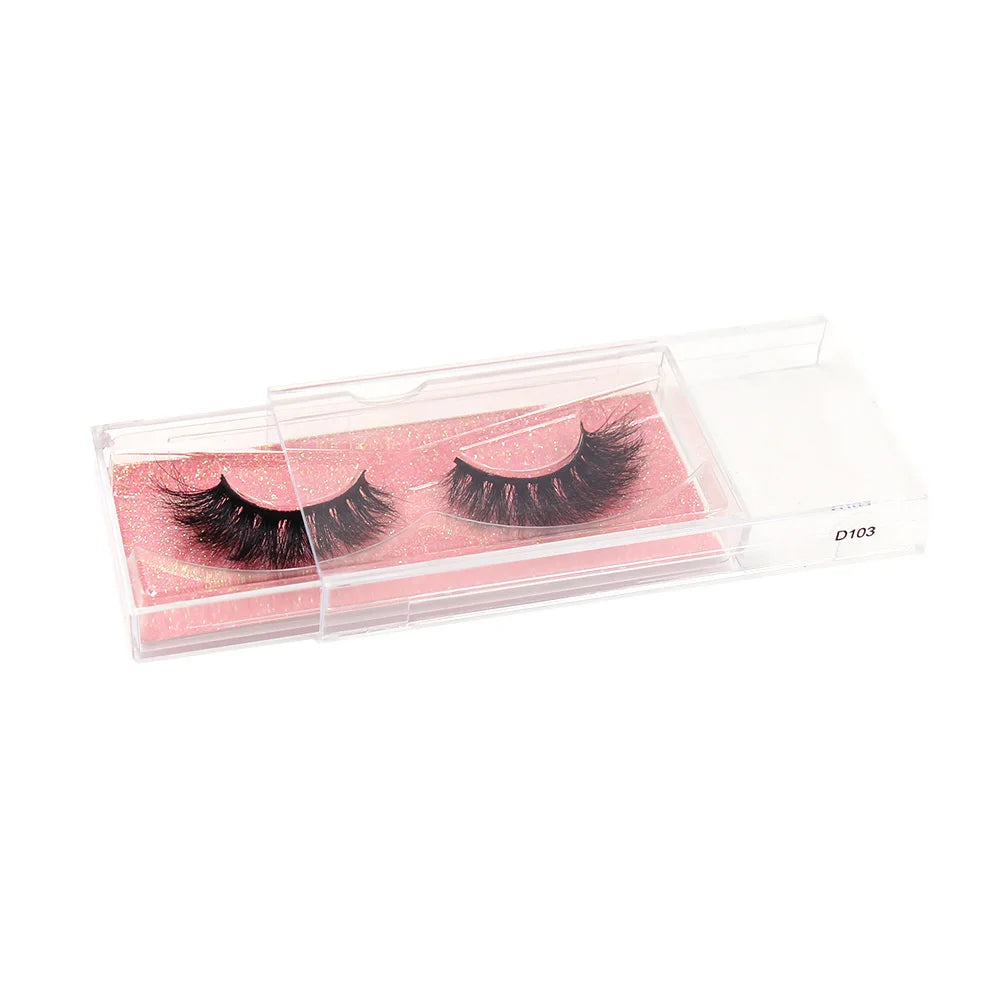 3D mink lashes for daily wear, soft reusable false eyelashes by HSF Marketplace