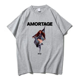 Korean-style JISOO men's T-shirt, casual cotton tee in K-culture merchandise style