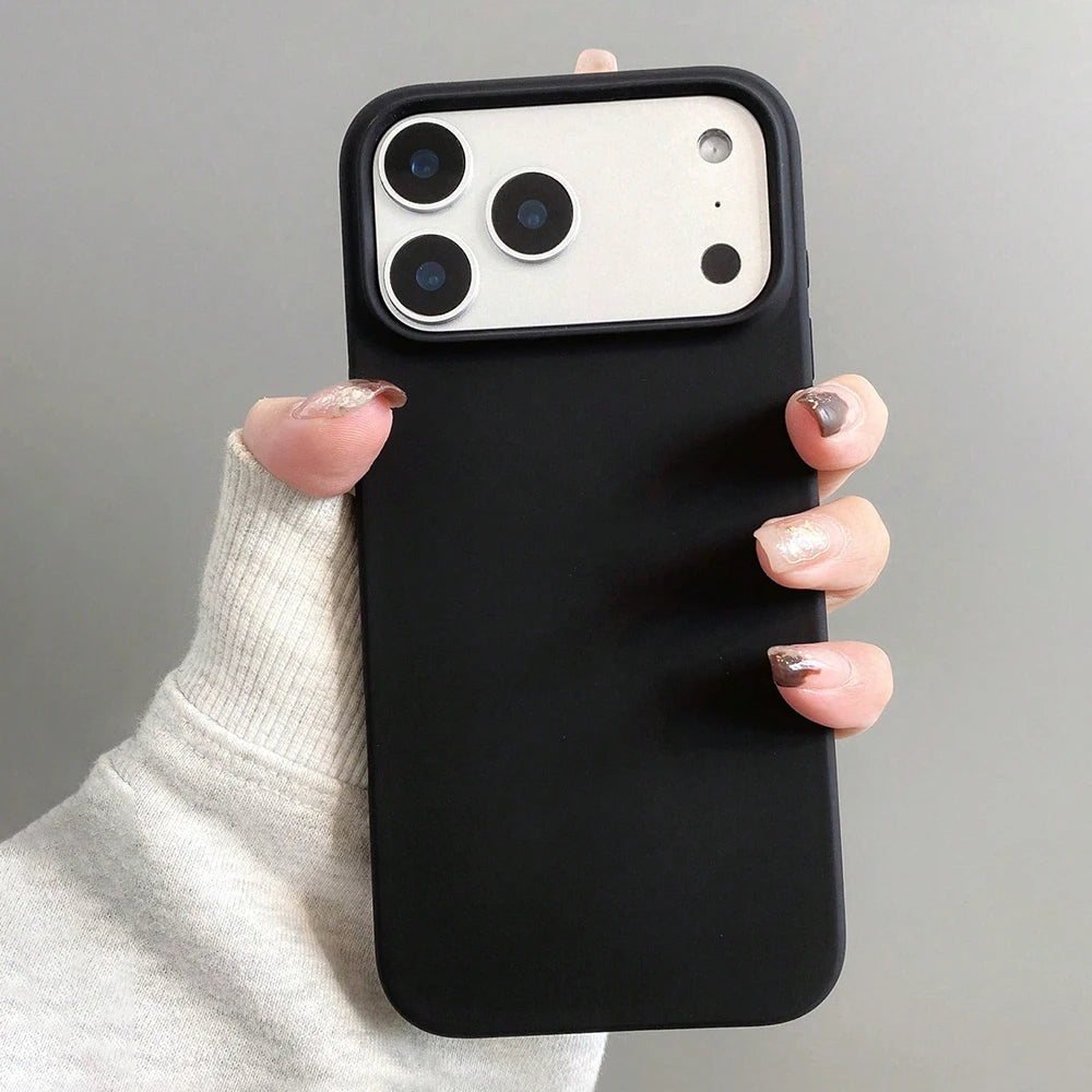 Pink minimalist soft phone case for iPhone 18 to 11 by HSF Marketplace