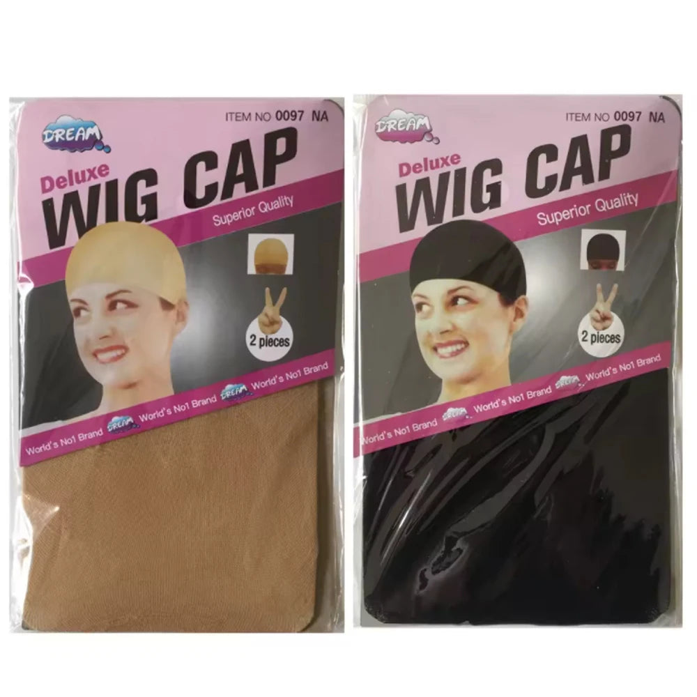 4-pack high-quality stocking wig caps for Halloween and cosplay by HSF Marketplace