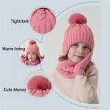 Children's winter hat, scarf and gloves set for ages 3-8 by HSF Marketplace