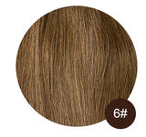 HSF Marketplace 7-piece clip-in human hair extensions, natural straight Remy hair weft, 12–26 inches