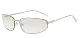 Oval frameless Y2K luxury sunglasses with retro punk styling for women by HSF Marketplace