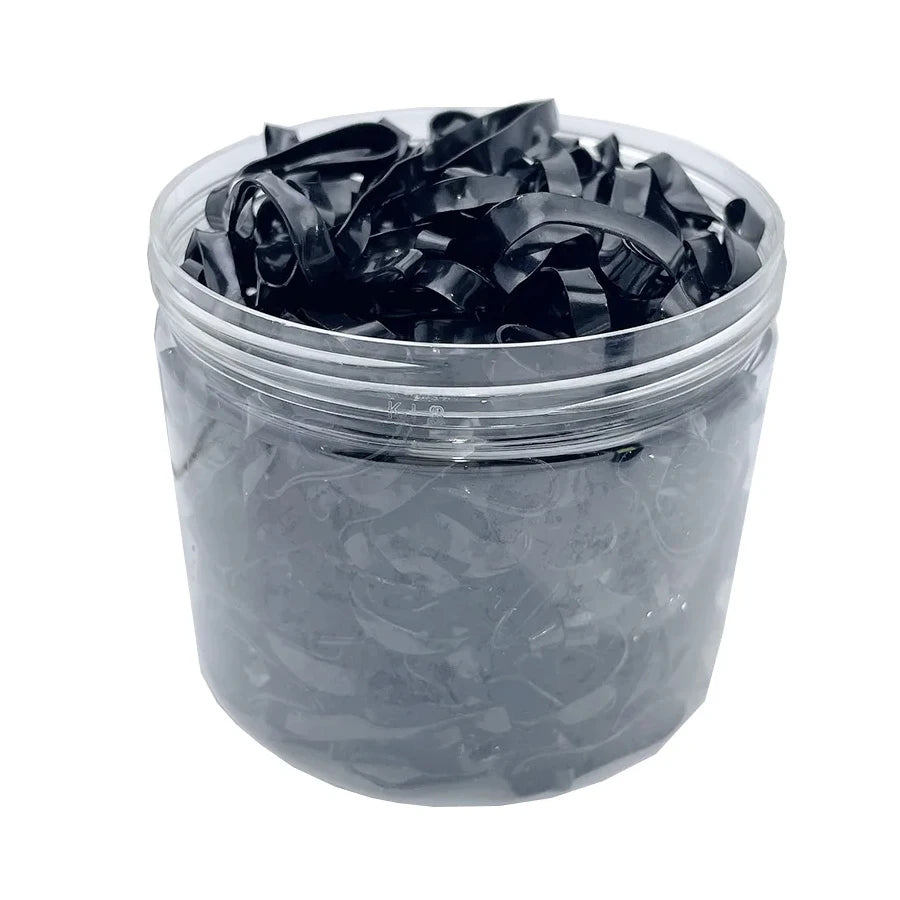 100-1000Pcs Black Disposable Rubber Band Elastic Hair Bands Girls Headband Children Ponytail Holder Bands Kids Hair Accessories