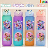 Kpop Demon Hunters gradient color water cup with straw, 750ml HSF Marketplace K-culture merch