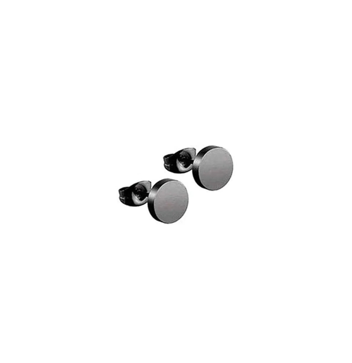 Black stainless steel stud earrings set by HSF Marketplace for men and women