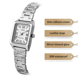 Casio Watch for Women Top Brand Luxury Set 30m Waterproof Quartz Ladies Watch Tonneau Shape Stainless Steel Reloj Mujer LTP-V007