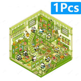 3D landscaping stickers for miniature scenes by HSF Marketplace, featuring detailed plants, trees, and outdoor elements