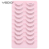 YSDO Natural Mink Eyelashes 3/6/10 Pairs Wispy Faux 3D Mink Lashes Short Fluffy Half False Eyelash Makeup Tools Cat Eye Lashes
