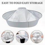 Waterproof Haircut Cape Umbrella, Portable Hair Clippings Catcher for Adults ,Reusable Hairdressing Cloak,Trimming/Coloring