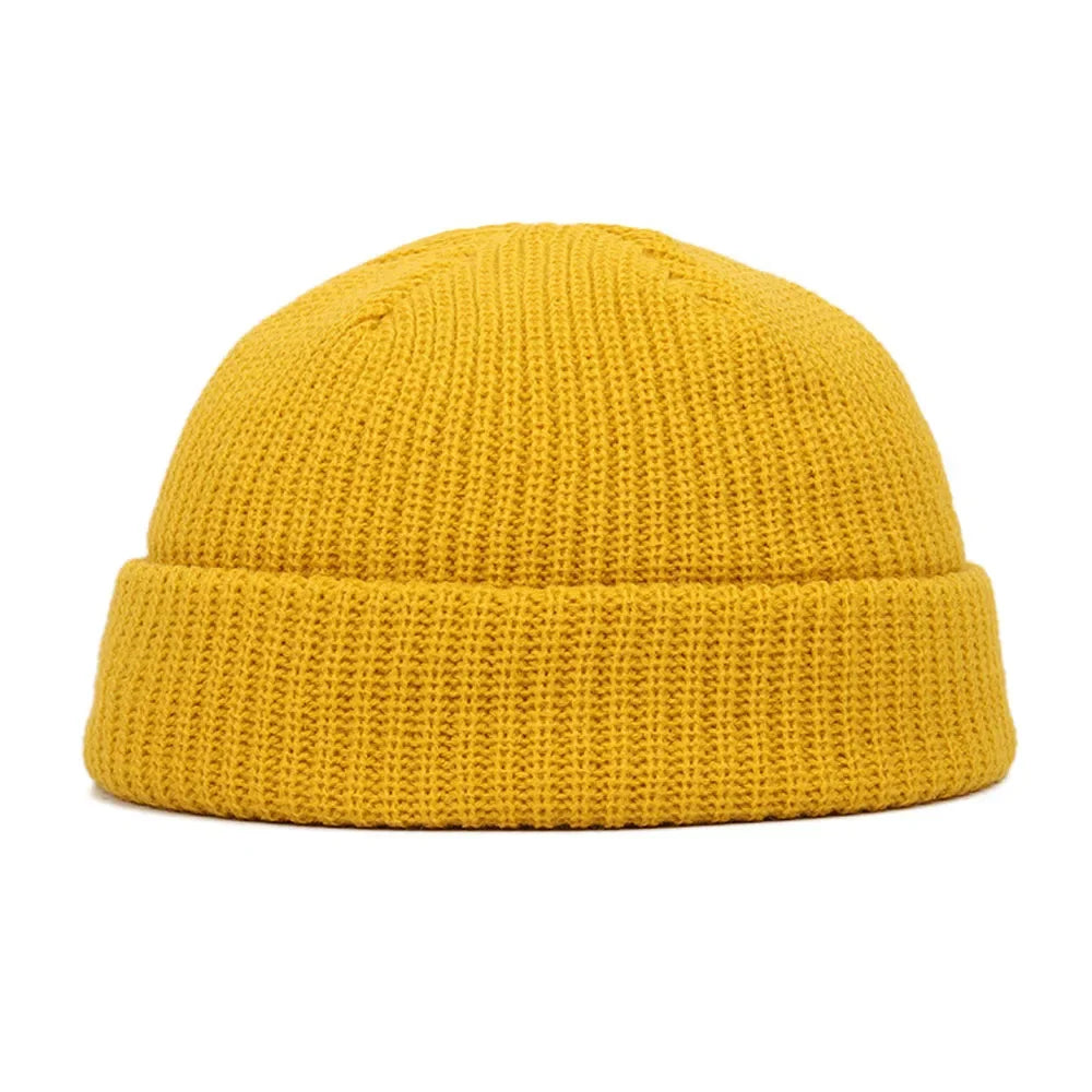Unisex knitted winter beanie hat in a cozy style for women by HSF Marketplace
