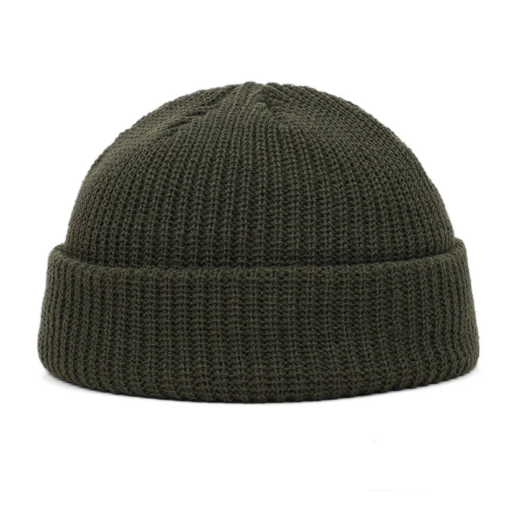 Unisex knitted winter beanie hat in a cozy design, HSF Marketplace women's hat