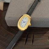 Oval Belt Watch, Exquisite and Compact Fashion Casual Quartz Watch