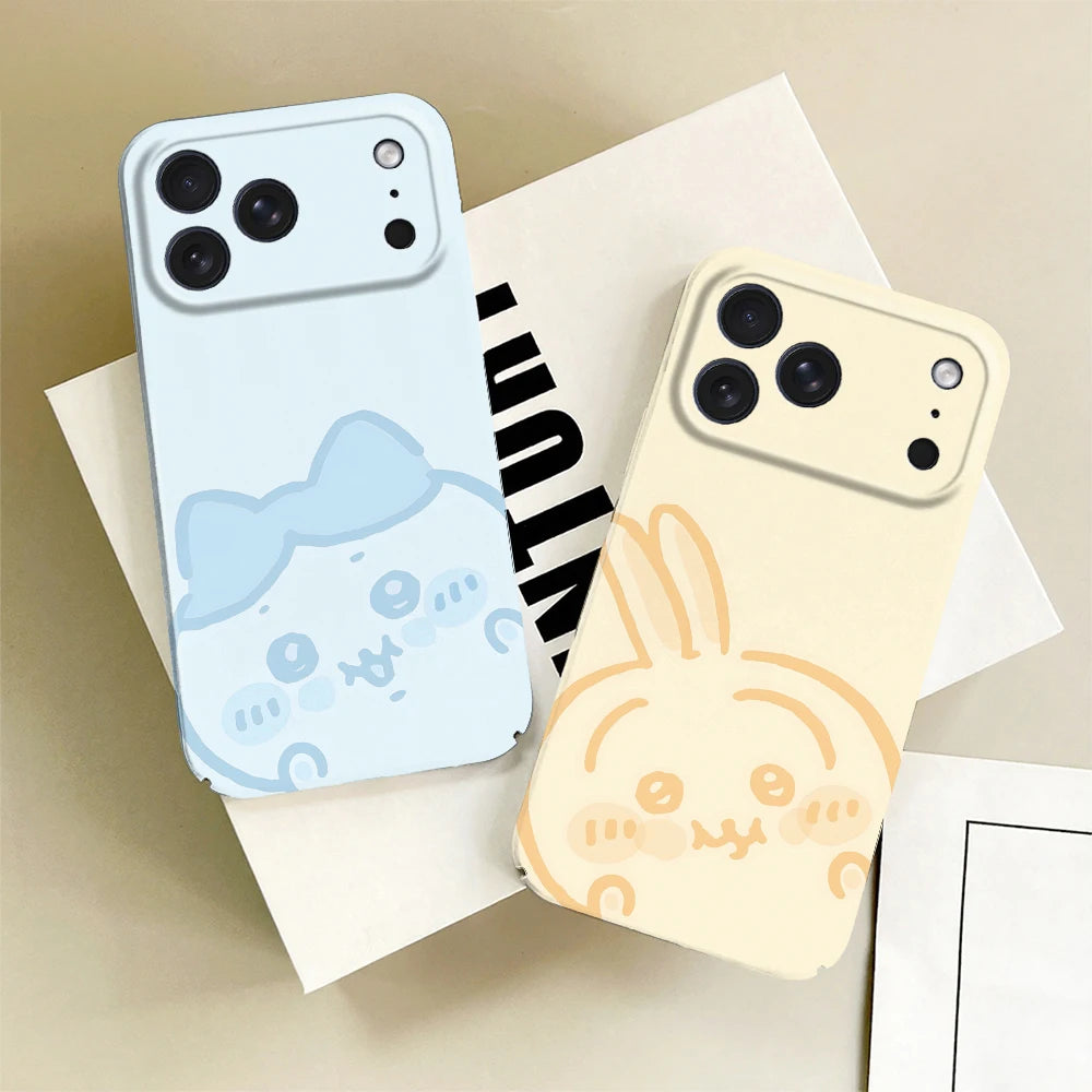 Cute cartoon C-ChiikawaS phone case for iPhone, colorful character design by HSF Marketplace