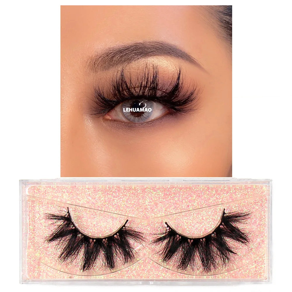3D mink false eyelashes by HSF Marketplace, soft reusable extensions for a natural look