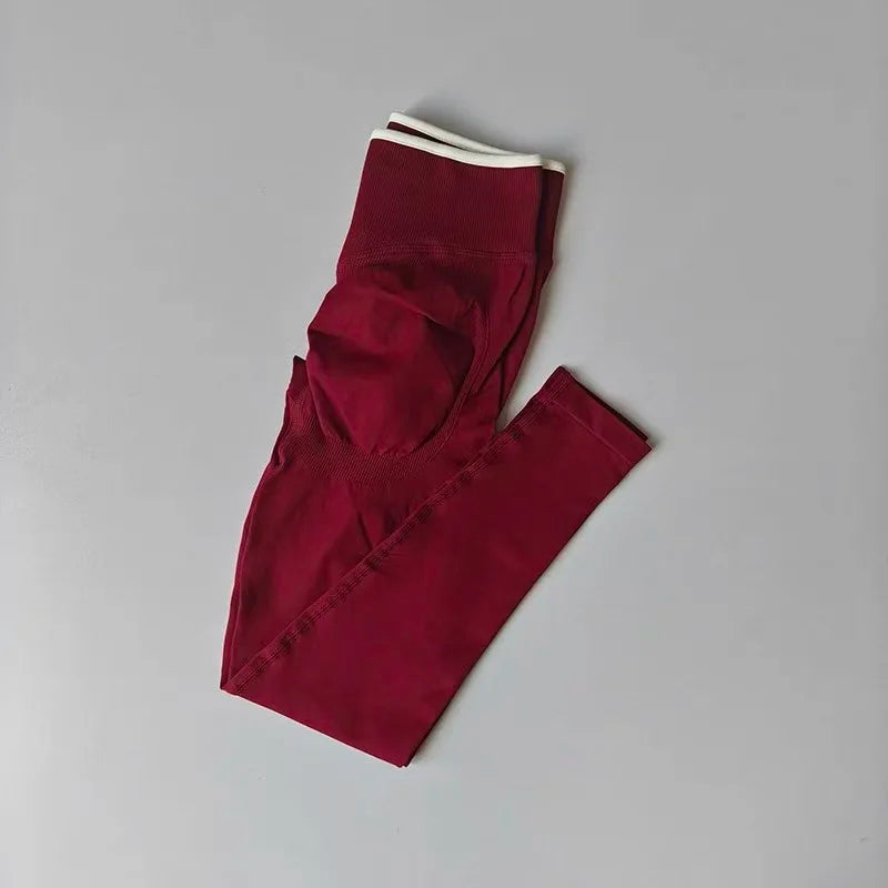 High-waisted peach butt yoga pants for women by HSF Marketplace