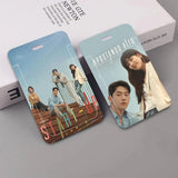 Korean drama ID card sleeve with lanyard, K-culture merch by HSF Marketplace