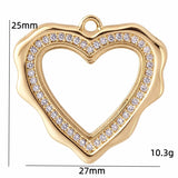 Rhinestone heart glass memory ashes pendant for jewelry making by HSF Marketplace