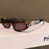 Women's small frame vintage cat eye sunglasses with UV400 protection by HSF Marketplace