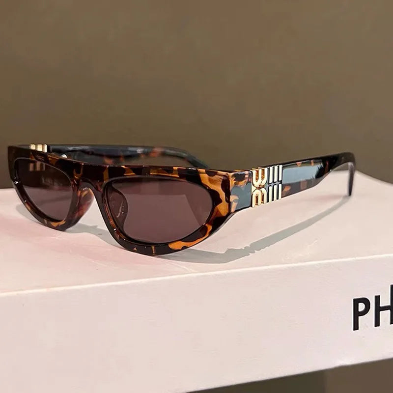 Women's small frame vintage cat eye sunglasses with UV400 protection by HSF Marketplace