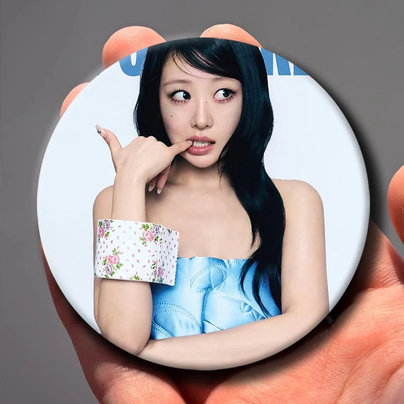 YVES soft button pins, cute K-pop accessories for LOONA fans by HSF Marketplace