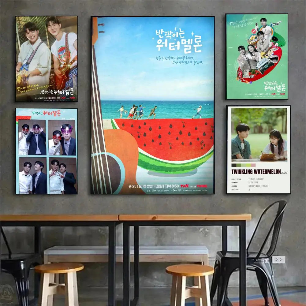 Twinkling Watermelon Korean TV show poster for home decor, K-culture merch by HSF Marketplace