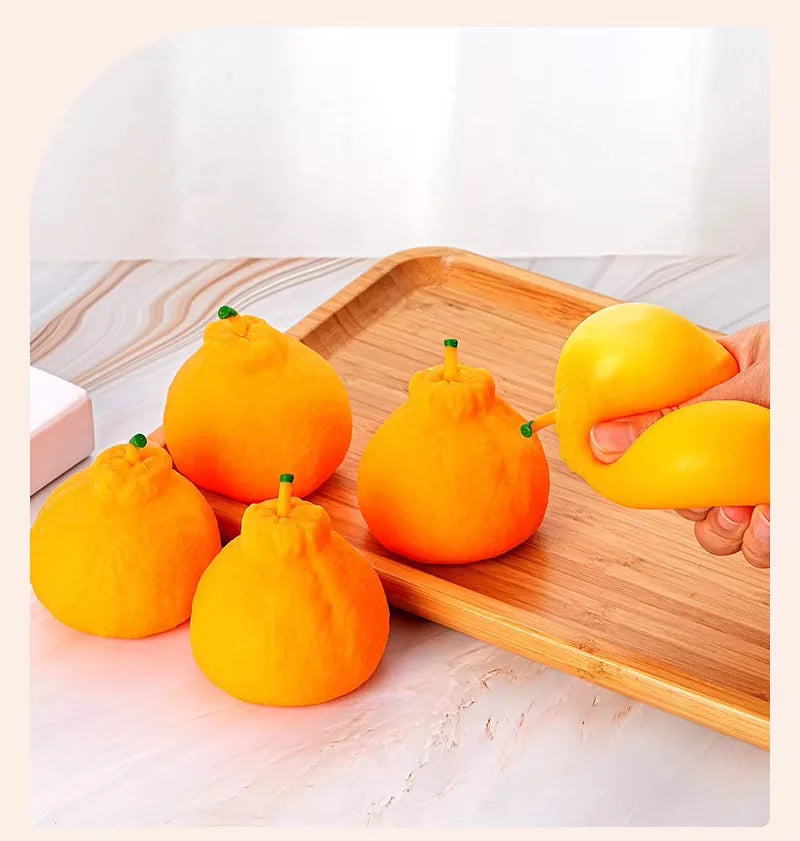 Kawaii Fruit Squishy Toy 2026 Soft Squeeze Stress Relief Anti-Anxiety Slow Rising Sensory Fidget Toy for Kids Gift