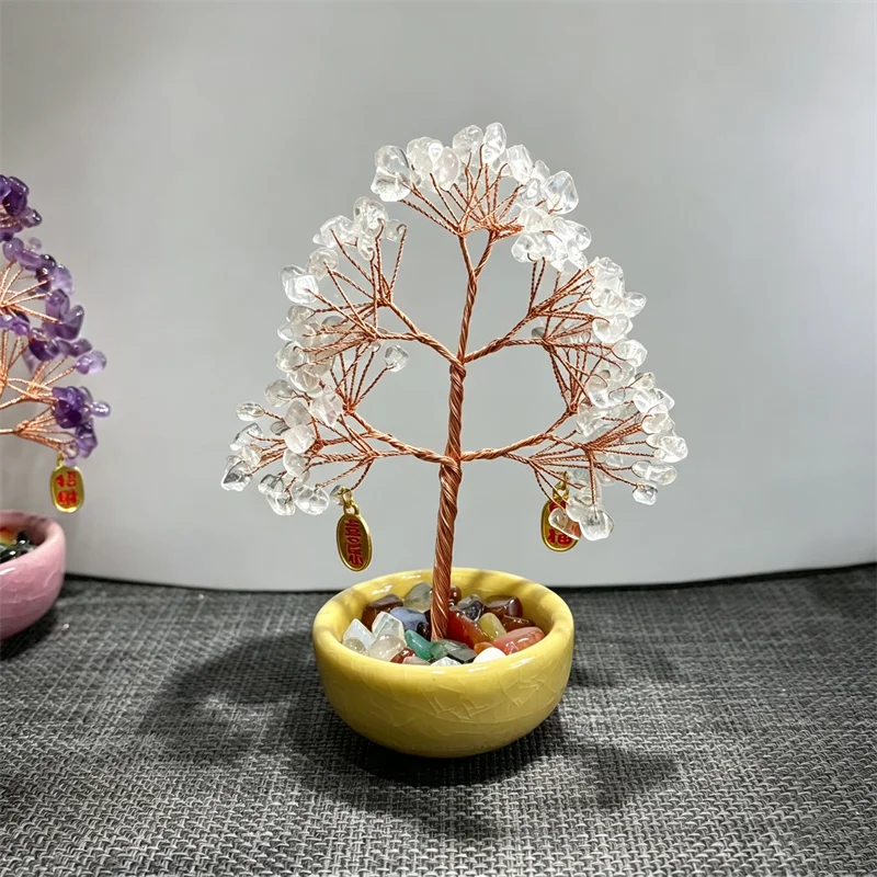 Natural Crystal Tree Quartz Stone Decor for Home Home decorations Gift