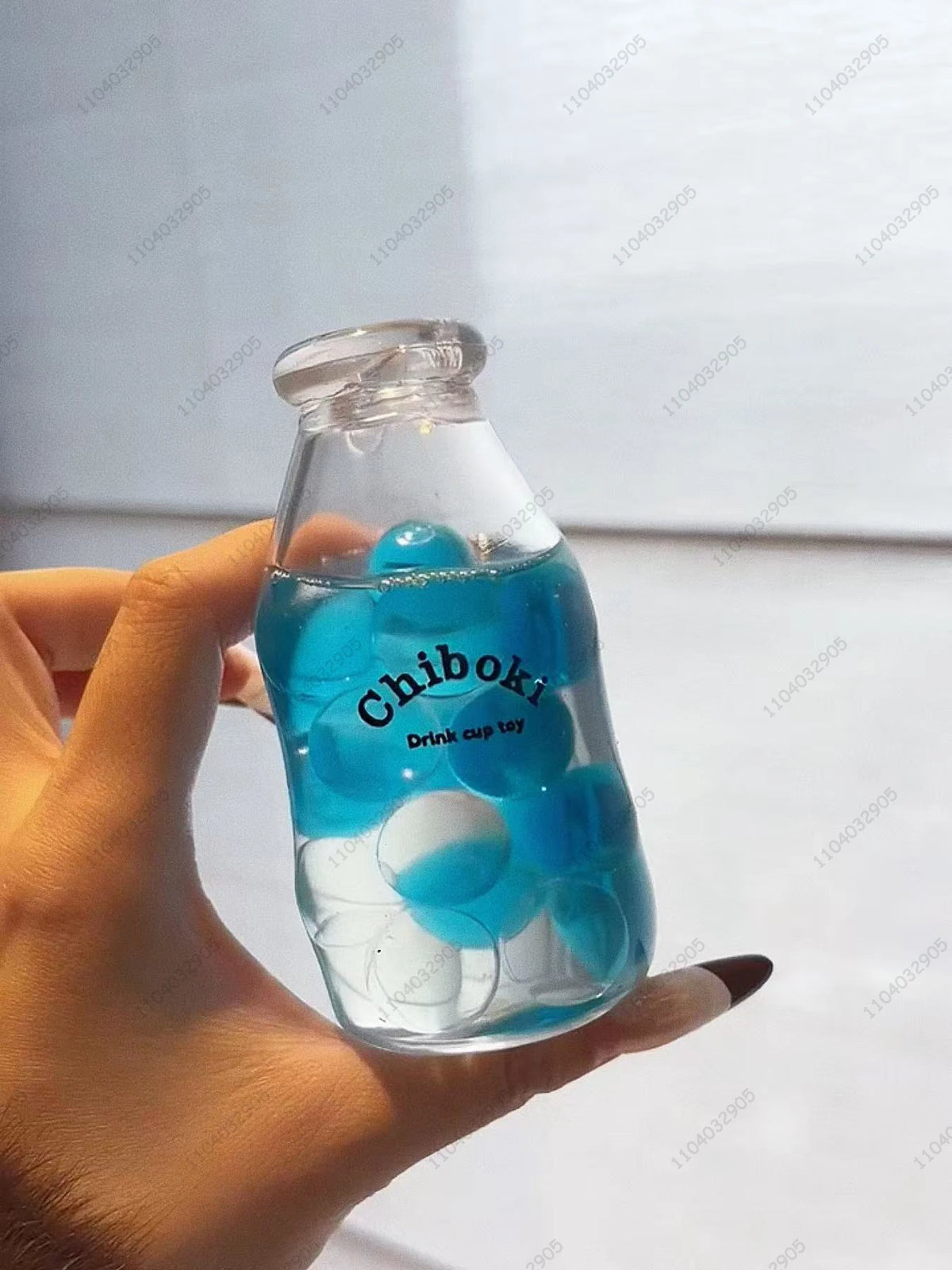 Marble Soda Bottle Stress Ball Watery Milk Bottle Portable Squishy ASMR ADHD Anti Stress Classroom Recess Fidget Toys for Adults
