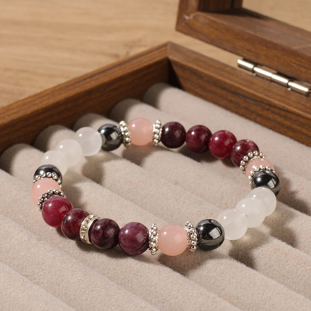 Classy Winter Accesorios Green Yellow Tigers Eye Green Aventurine Braclet for Husband Banquet Daily Natural Stone Bracelets
