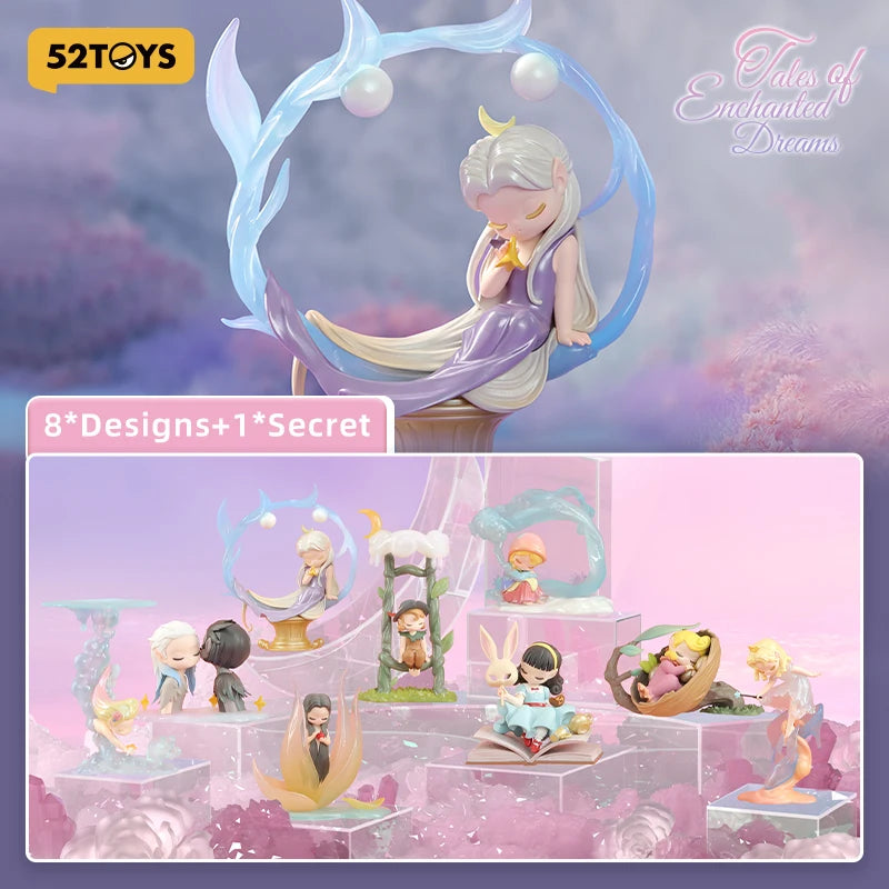 52TOYS Mystery Box Sleep Dreamland Elves collectible plush figure desktop decoration in random design
