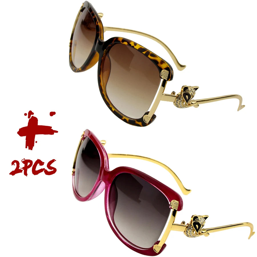Stylish oval frame sunglasses for women by HSF Marketplace with UV400 protection
