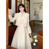 Chinese-style autumn winter dress for city walks, HSF Marketplace K-Culture merch
