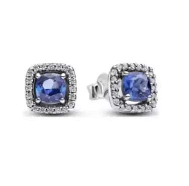 925 sterling silver sparkling herbarium cluster heart halo stud earrings for women by HSF Marketplace