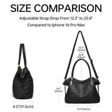 HSF Marketplace versatile tote shoulder bag for women, stylish functional handbag with spacious design